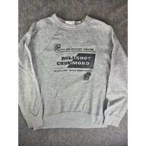 Vintage Bullshot Crummond Sweatshirt 1987 Sz XL Distressed